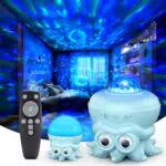 SUPPOU Oktopus LED Sternenhimmel Projektor – Dimmbares Nachtlicht für Kinder