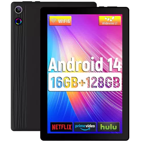 Samsung Tablet 11 Zoll, Android 14, 16GB RAM, 128GB ROM, Octa-Core, WiFi 6