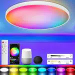 Taipow LED Deckenlampe dimmbar mit Fernbedienung und APP-Steuerung 2700K-6500K