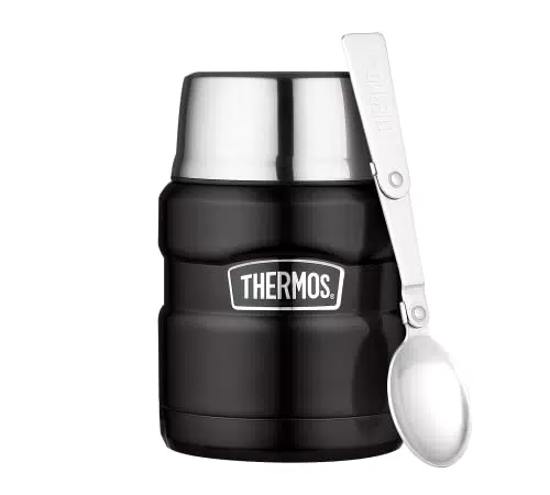 Thermos Edelstahl Thermobehälter für Essen, hält Speisen 9h heiß, BPA-frei