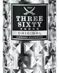 THREE SIXTY VODKA Original – Diamond Filtrierte Vodka in Facettenschliff-Flasche