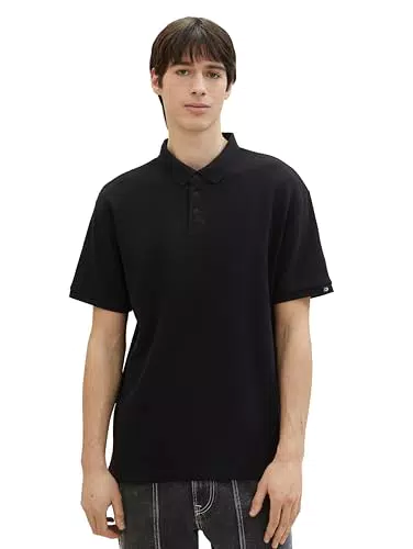 Tom Tailor Denim Herren Relaxed Fit Poloshirt mit Streifen