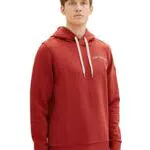 TOM TAILOR Herren Sweatshirt Hoodie mit Logo-Print