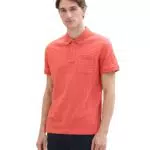 TOM TAILOR Herren Basic Poloshirt mit Struktur