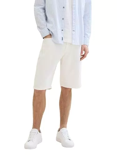 TOM TAILOR Herren Morris Relaxed Fit Shorts für lässige Freizeitlooks