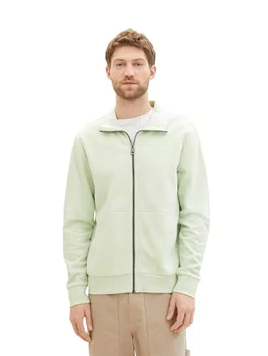 TOM TAILOR Herren Sweatjacke Stehkragen Modell 35169