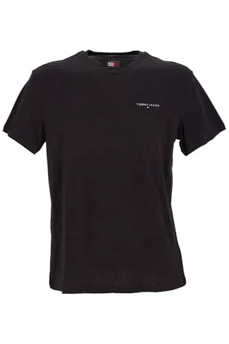 Tommy Jeans Herren Slim Fit T-Shirt mit Rundhalsausschnitt