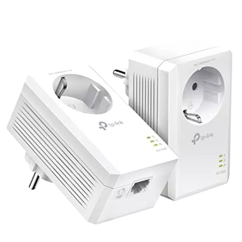 TP-Link TL-PA7019P Powerline Adapter AV1000 mit 1x Gigabit Port und Plug & Play