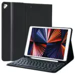 TQQ Tastatur Hülle für iPad 10.2, Air 3 und Pro 10.5 mit BT-Tastatur QWERTZ