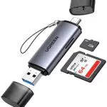 UGREEN SD Kartenleser USB 3.0 und USB C – Kompatibel mit iPhone und Android