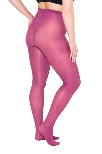 Ulla Popken Plus Size Mikrofaser-Strumpfhose 60 den für Damen in großen Größen