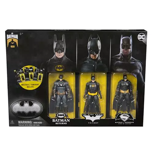 Batman Ultimate Set mit Figuren aus Batman Returns, The Dark Knight & Batman v. Superman