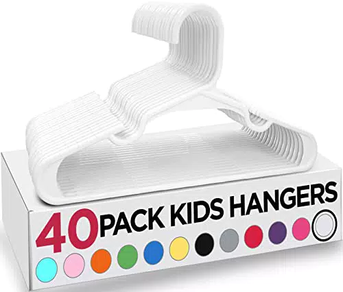 Kinderkleiderbügel aus Kunststoff für Kinderzimmer und Kleiderschrank