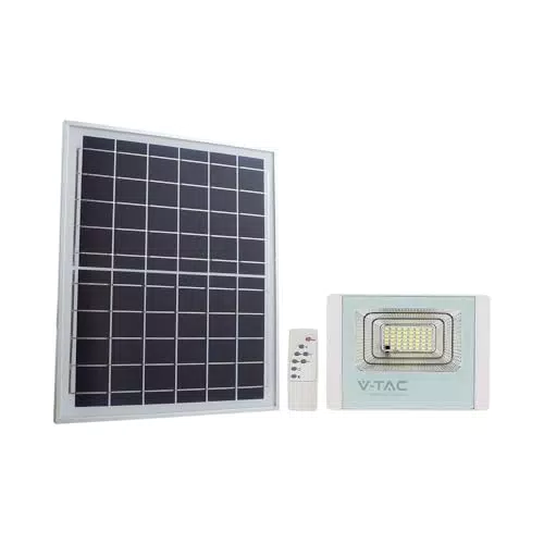 V-TAC Solar-Flutlichter 12W IP65 550 Lumen 6400K - Energieeffiziente Beleuchtung