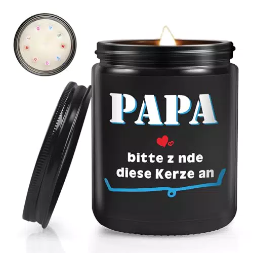 Sojawachs Duftkerze für den Vatertag - Perfektes Geschenk für Papa