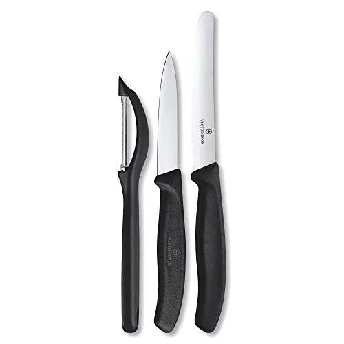Victorinox Swiss Classic Profi Gemüsemesser Set mit Schäler aus Kunststoff