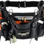 Welkinland Schreiner-Werkzeuggürtel mit 18 Taschen für Bau und HVAC