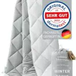 Welldora OPTICLIMA Allergiker Bettdecke - Ultra warme Wendedecke, Oeko-Tex zert.
