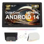 Whitedeer Tablet 10 Zoll Android 14 Octa-Core mit Ladedock und 14GB RAM