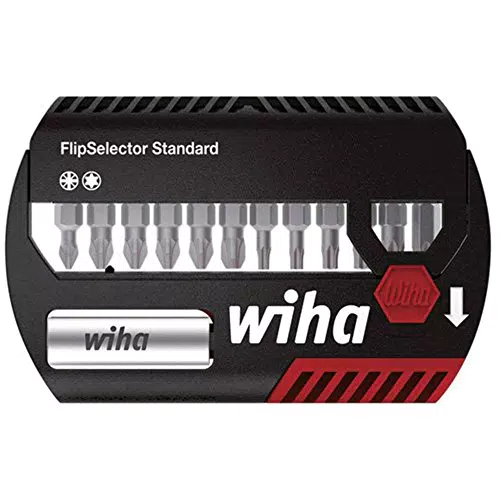 Wiha Bit Set FlipSelector Standard 25 mm Pozidriv, TORX 13-tlg. 1/4"