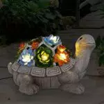 Yeomoo Fairy Engel Figur Gartendeko Solar Gartenfiguren für Außen