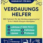 Zirkulin Verdauungshelfer – 5 in 1 Multi-Enzym-Komplex für optimale Verdauung