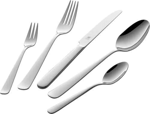 ZWILLING Swing Besteckset für 6 Personen, 18/10 Edelstahl, spülmaschinengeeignet