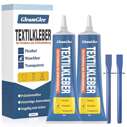 Textilkleber - Wasch- und bügelbeständiger permanenter Kleber für Stoffe