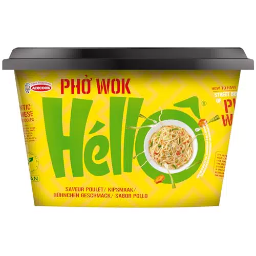 HELLO Pho Wok Bowl mit Hühnergeschmack