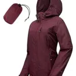 33.000ft Damen Regenjacke Wasserdicht Atmungsaktiv für Outdoor Aktivität