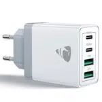 Aioneus USB C Ladegerät 40W Schnellladegerät mit 4 Ports für iPhone und Samsung