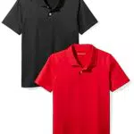 Amazon Essentials Kurzärmlige Active Performance Poloshirts für Jungen