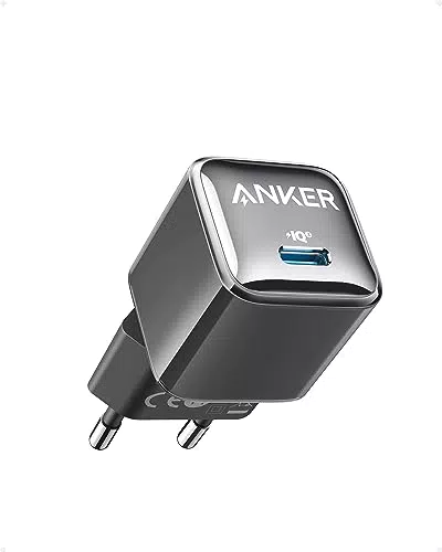 Anker Nano USB-C Ladegerät 20W für iPhone, iPad, Pixel - Schnellladegerät mit PIQ 3.0 - Nano Pro Netzteil