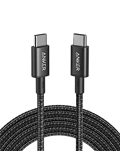 Anker USB C Kabel 100W 3m für iPhone 16/15, Samsung Galaxy S24/S23/S22, MacBook Pro/Air
