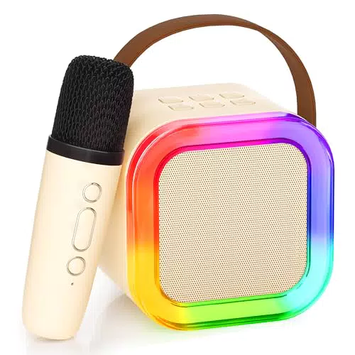 Ankuka Mini Bluetooth Karaoke Maschine für Kinder, perfektes Geschenk zur Geburtstagsfeier