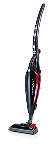 Ariete 2764 EVO 2 in 1. Leichter, leiser und handlicher Elektrobesen. Ohne Tasche. Ausgestattet mit HEPA E10-Filter