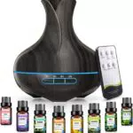 Aroma Diffuser mit 8 Ätherischen Ölen – Luftbefeuchter mit Fernbedienung und Timer