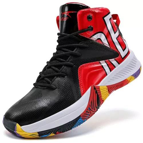 ASHION Herren Basketballschuhe - Leichte, atmungsaktive High Top Turnschuhe