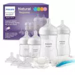 Philips Avent Babyflaschen Natural Response, Geschenkset für Neugeborene 4 Babyflaschen