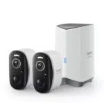 Baseus Überwachungskamera Außen Akku 210 Tage, 2K HD, IP67, Kabellos WLAN