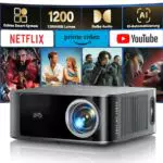 Toptro 4K Smart Beamer mit Dolby Audio, 1080P, Bluetooth und WiFi