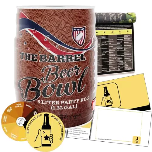 BeerBowl Partyfass Lagerbier 4,9% - Die ideale Geschenkidee für Bierliebhaber