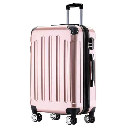 BEIBYE Zwillingsrollen Hartschalen-Trolley Koffer Reisekoffer Set