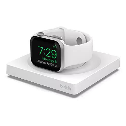 Belkin Apple Watch Ladegerät – MFi-zertifiziertes Ladepad mit Weckermodus