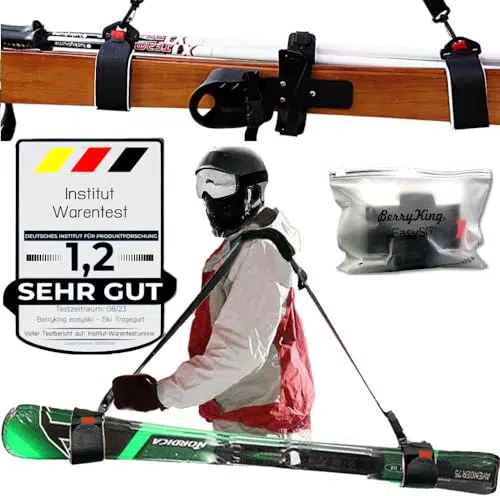 BerryKing EasySki Skirucksack mit verstellbarem Schultergurt für Wintersport