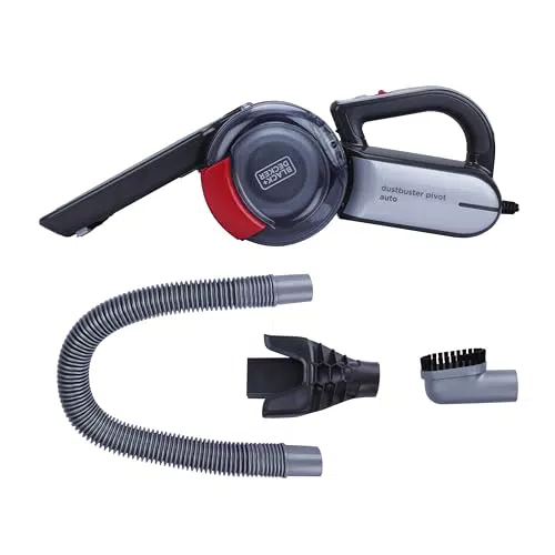 BLACK+DECKER Handsauger Dustbuster Pivot PV1200AV mit Bürstenaufsatz und Fugendüse