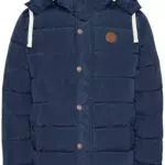 Blend Herren Steppjacke mit abnehmbarer Kapuze und Knöpfen, Regular Fit