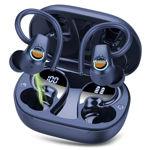 Bluetooth Kopfhörer Sport - Kabellos, IP7 Wasserdicht, HiFi Stereo und ENC Mic