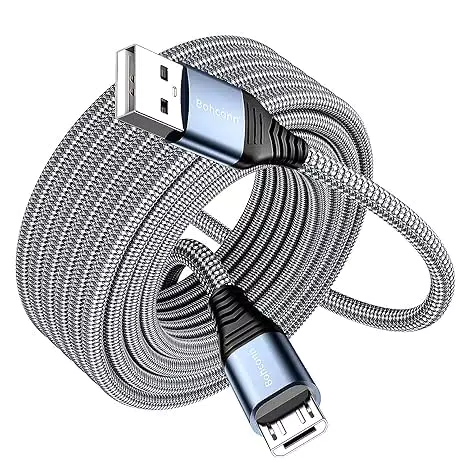 Bohconn Micro USB Kabel 3M - Hochgeschwindigkeits-Ladekabel für Android-Geräte