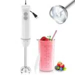 Bonsenkitchen Pürierstab HB3201 – Elektrischer Stabmixer 1000W für Babynahrung und Smoothies